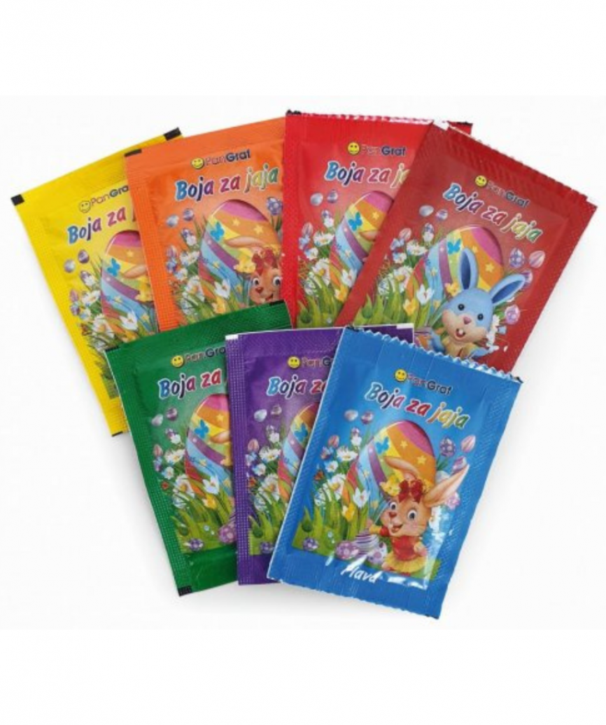 BOJA ZA JAJA U PRAHU – VREĆICA – ŽUTA