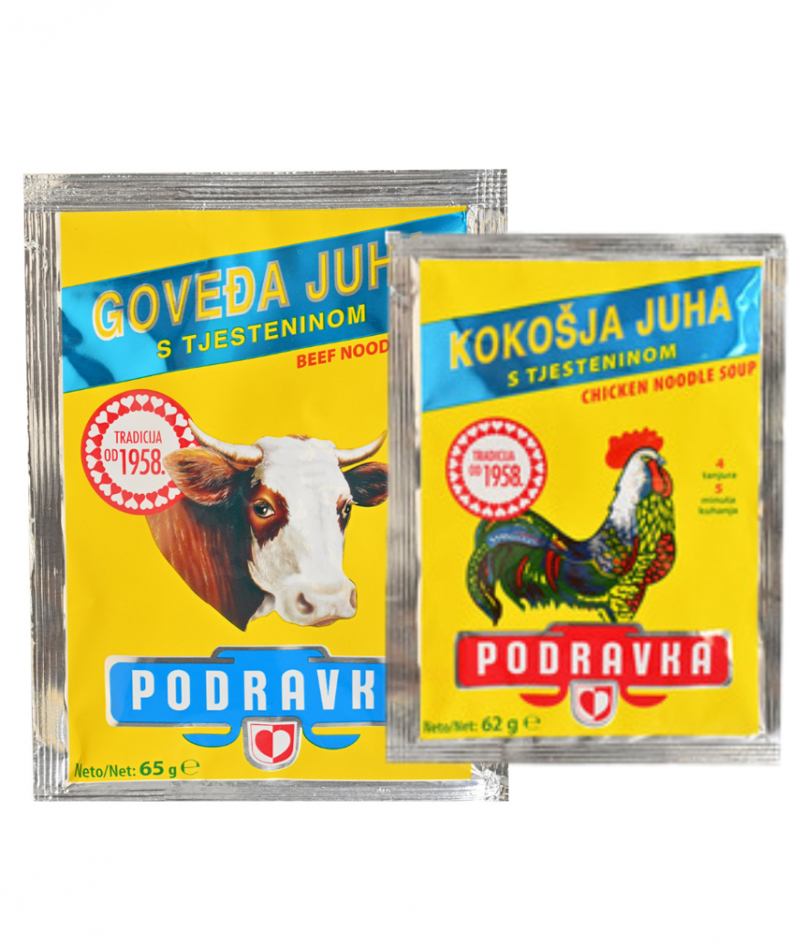 Kokosja i Govedja juha Podravka
